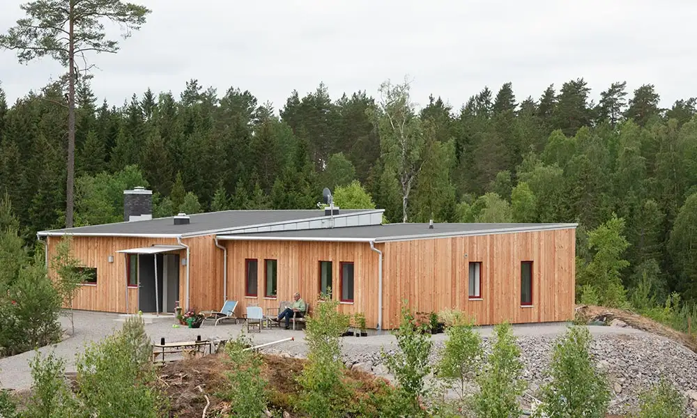 Hus byggt med totalentreprenad